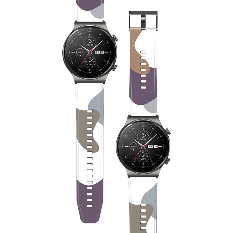 Strap Moro Band For Huawei Watch GT2 Pro Silicone Strap Camo Watch Bracelet (10)_1