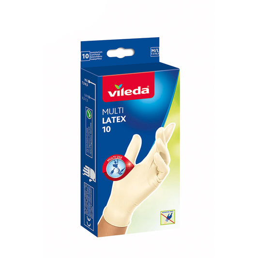 Luvas multi latex 10 unid. tamanho m/l 145942 vileda_0