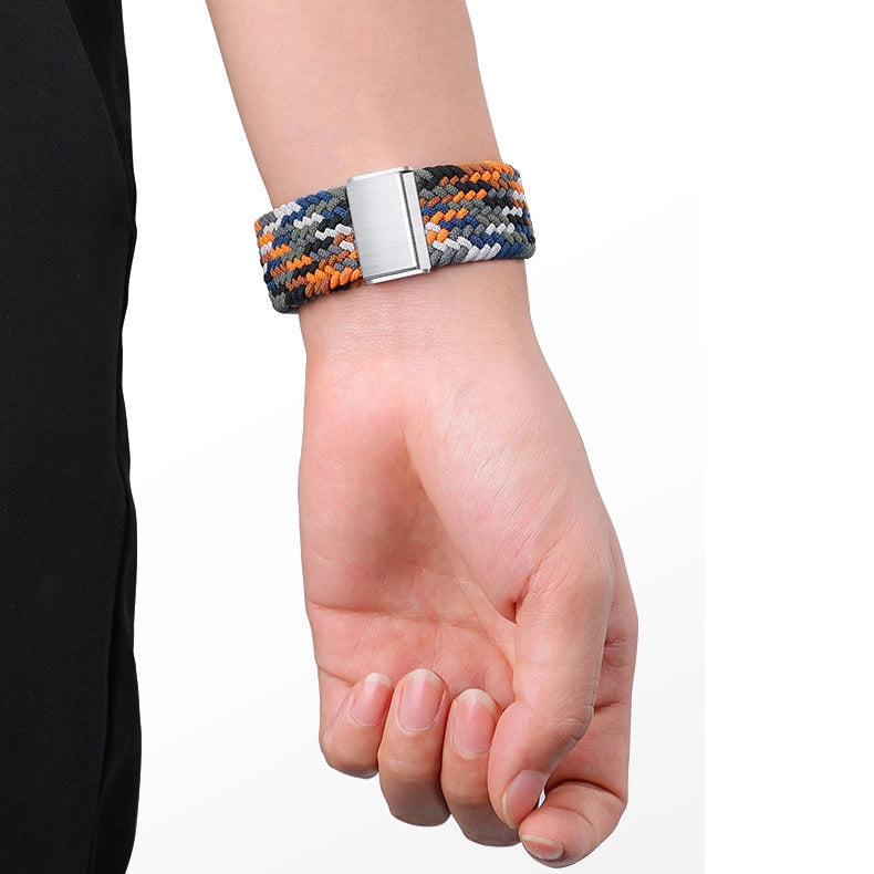 Braided Fabric Strap Bracelet Strap Fabric Band for Apple Watch 38 / 40 / 41 mm - Multicolor_2