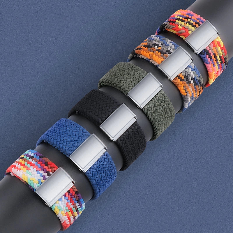 Braided Fabric Strap Bracelet Strap Fabric Band for Apple Watch 38 / 40 / 41 mm - Multicolor_5