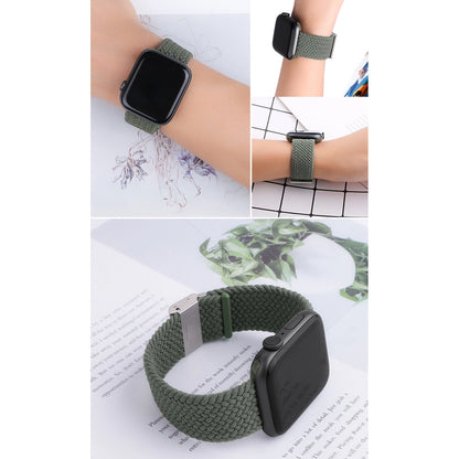 Braided Fabric Strap Bracelet Strap Fabric Band for Apple Watch 42 / 44 / 45 / 49 mm - Multicolor_4