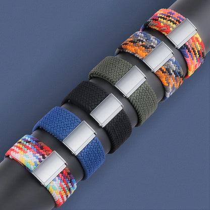 Braided Fabric Strap Bracelet Strap Fabric Band for Apple Watch 42 / 44 / 45 / 49 mm - Multicolor_5