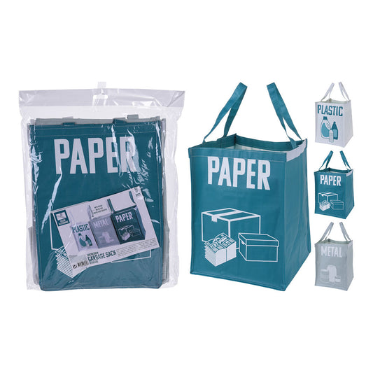 Kit 3 sacos do lixo reutilizÃ¡vel especial campismo com medidas: 30x30x39cm_0