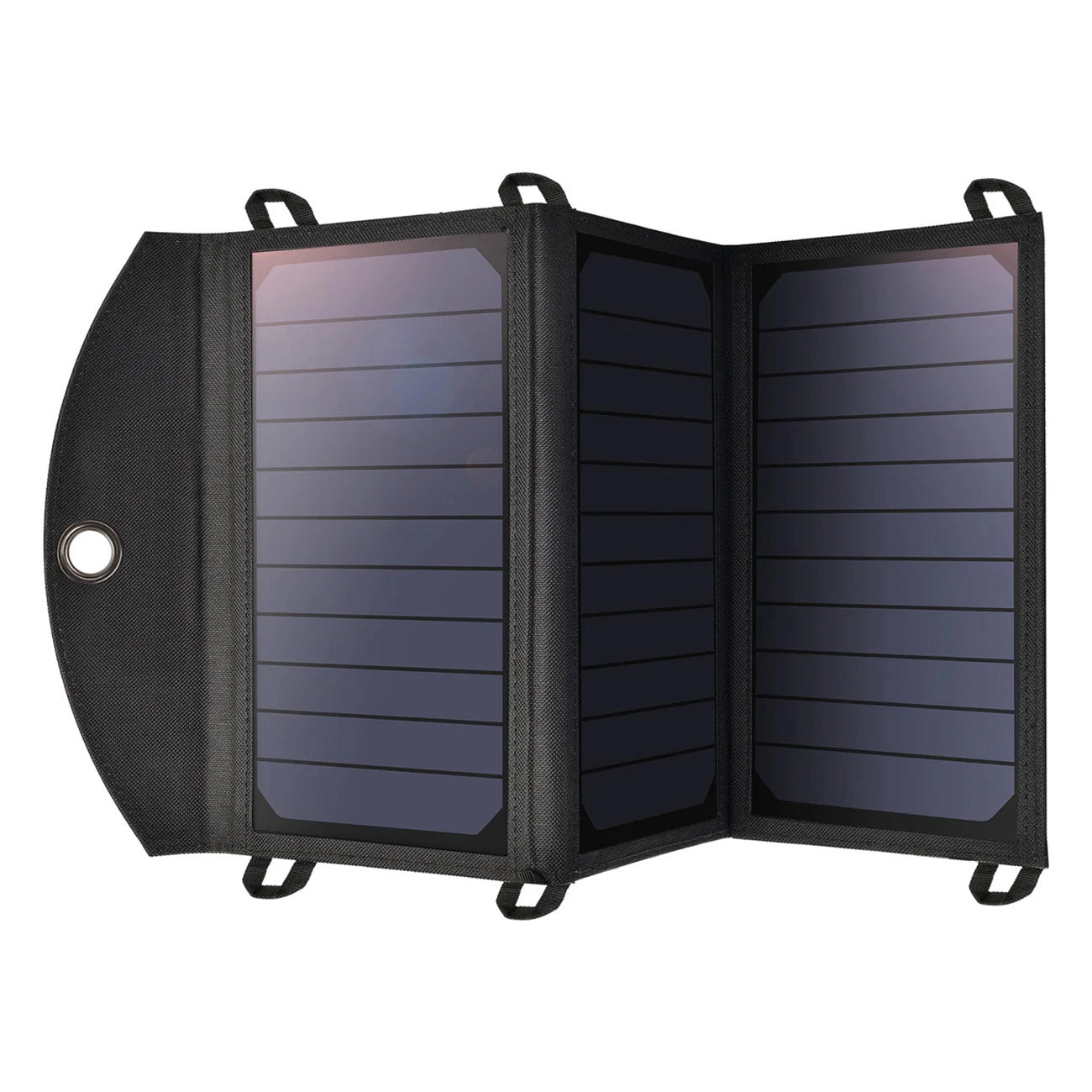 Choetech SC001 solar foldable charger 19W 2x USB-A - black_1
