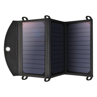 Choetech SC001 solar foldable charger 19W 2x USB-A - black_1
