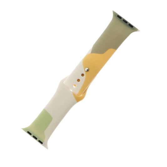 Strap Moro Band for Apple Watch Ultra / 9 / 8 / 7 / 6 / SE / 5 / 4 / 3 / 2 (49mm / 45mm / 44mm / 42mm) Silicone Strap Watch Bracelet Pattern 6_0