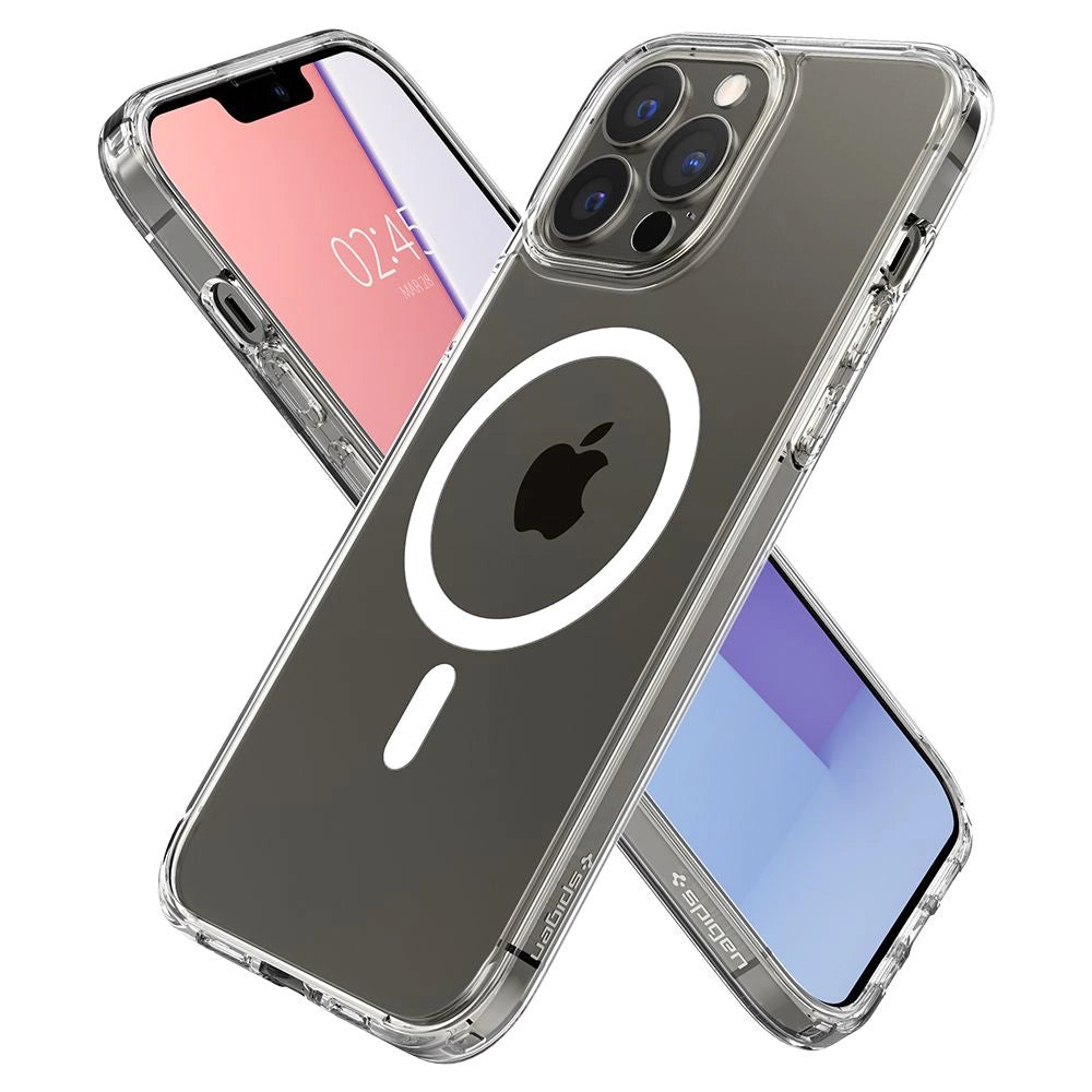 Spigen Ultra Hybrid Mag Case with MagSafe for iPhone 13 Pro Max - White_10