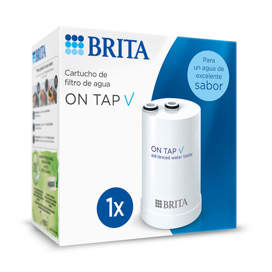 Recarga cartucho de filtro de Ã¡gua 600l on tap v pack 1-great tasting 1052385 brita_0