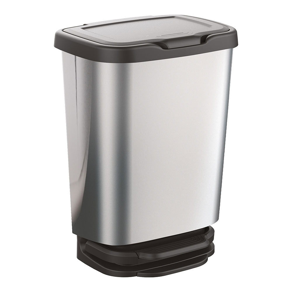 Balde com pedal 20l 33,2x25,2x45,8 cm jive com fecho suave mondex_0