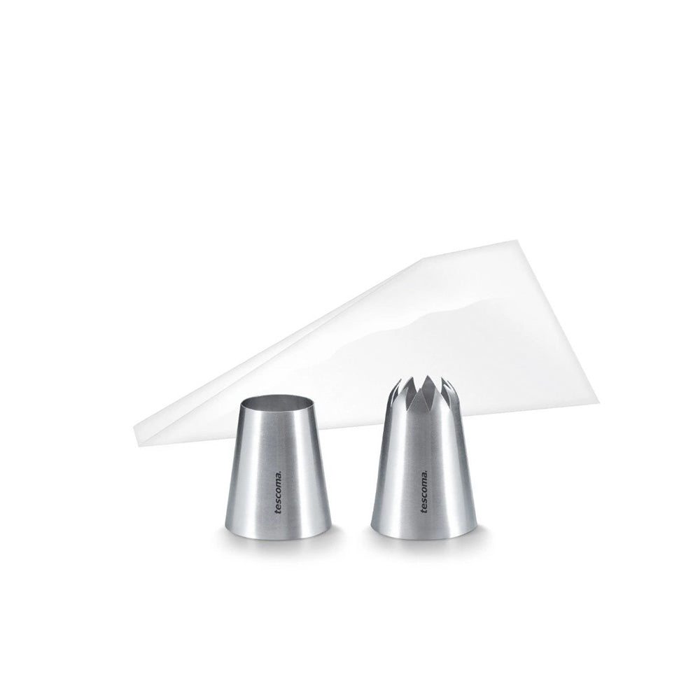 Kit croquet grandchef, 10 sacos, 2 bicos. tescoma_0