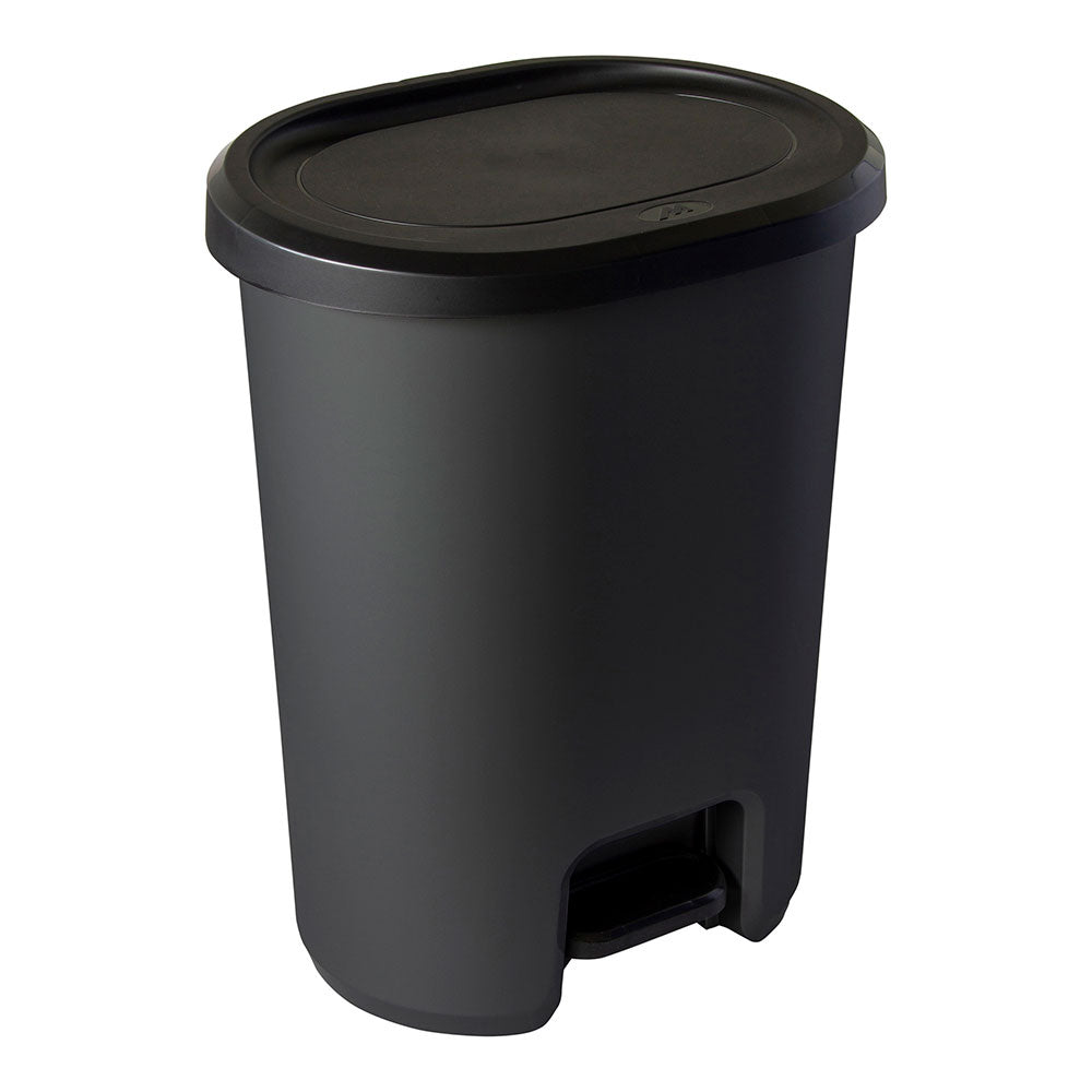 Balde com pedal lynea greenloop cinza antracite 27l_0