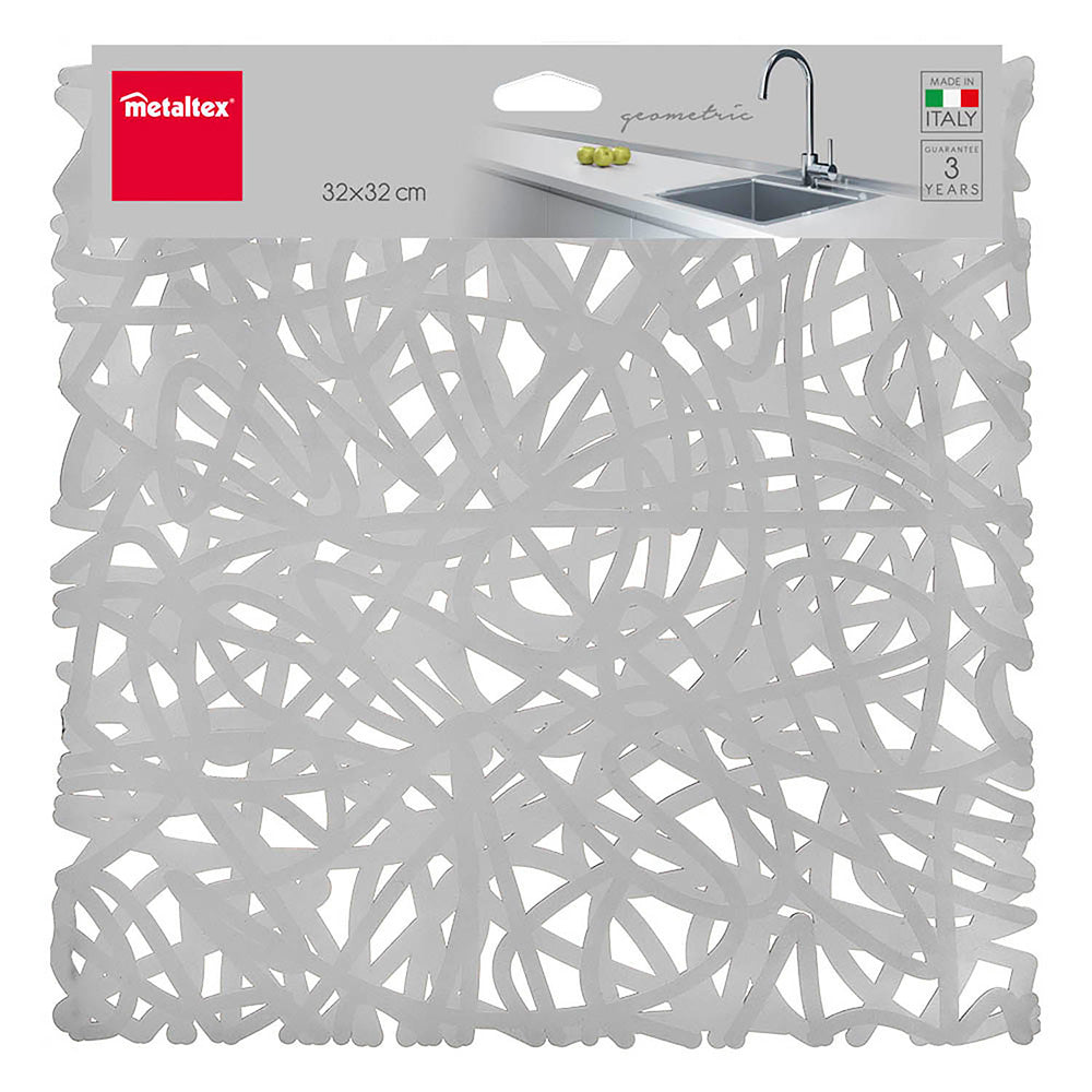 Base de silicone lava-loiÃ§a "geometric" 32x32cm cores sortidas metaltex_0