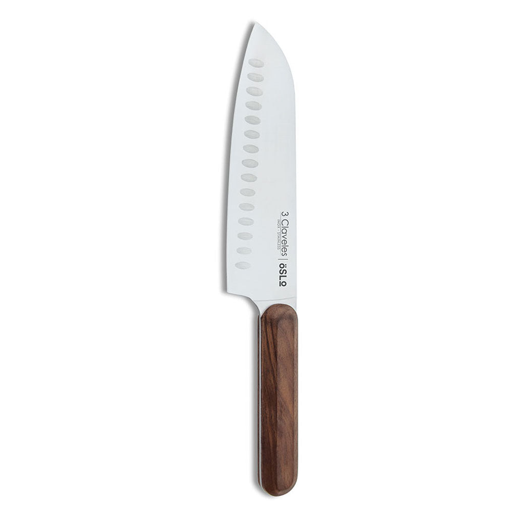 Faca santoku oslo 17,5 cm - 7" e 3 claveles_0