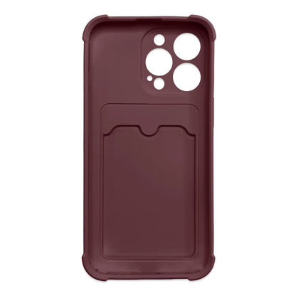 Card Armor Case Pouch Cover For Xiaomi Redmi Note 10 / Redmi Note 10S Card Wallet Silicone Armor Cover Air Bag Raspberry_1