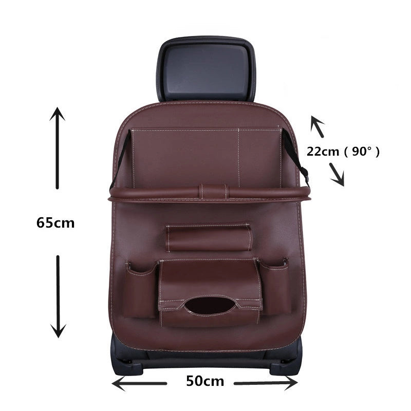 Car seat organizer seat protector seat cover shelf mini car coffee table_9