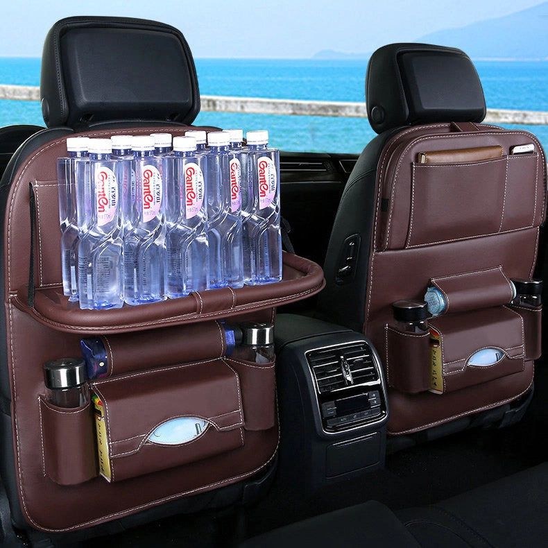 Car seat organizer seat protector seat cover shelf mini car coffee table_3