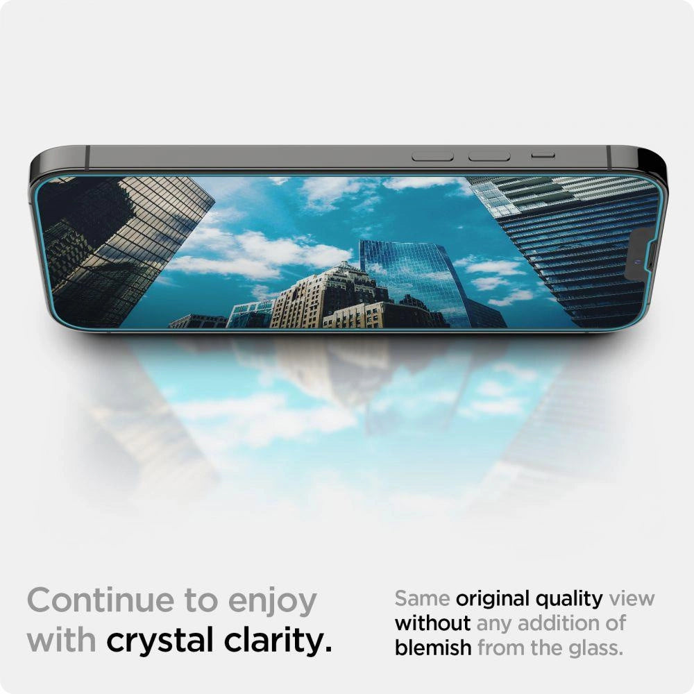Spigen Glas.tR EZ Fit Tempered Glass for iPhone 13 / 13 Pro / 14 - 2 pcs._3