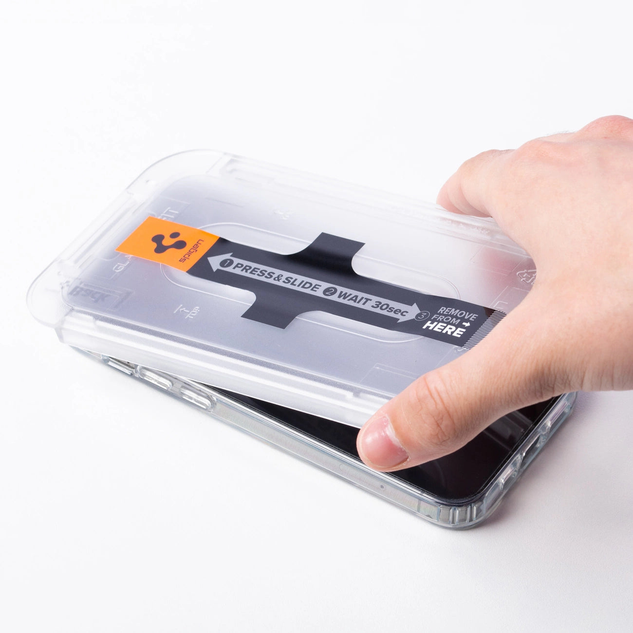 Spigen Glas.tR EZ Fit Tempered Glass for iPhone 13 / 13 Pro / 14 - 2 pcs._5