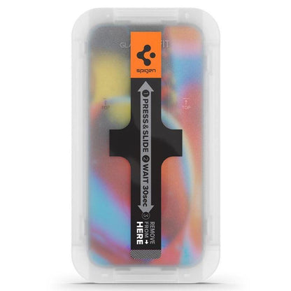 Spigen Glas.tR EZ Fit Tempered Glass for iPhone 13 / 13 Pro / 14 - 2 pcs._11
