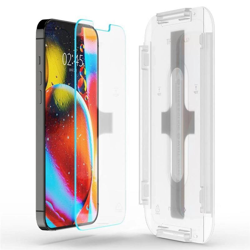 Spigen Glas.tR EZ Fit Tempered Glass for iPhone 13 / 13 Pro / 14 - 2 pcs._12