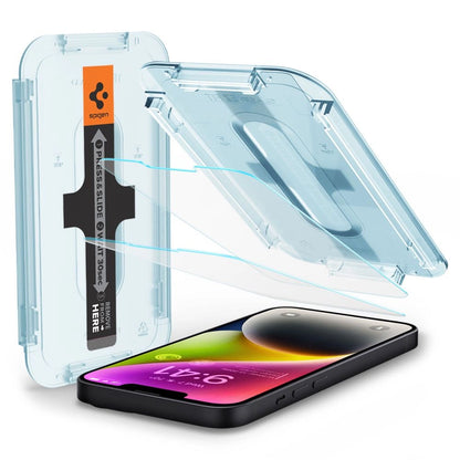 Spigen Glas.tR EZ Fit Tempered Glass for iPhone 13 / 13 Pro / 14 - 2 pcs._15