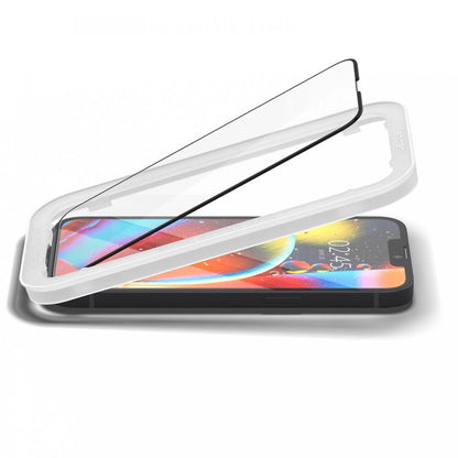 Spigen ALM Glass FC Tempered Glass for iPhone 13 / 13 Pro / 14 - Black_3
