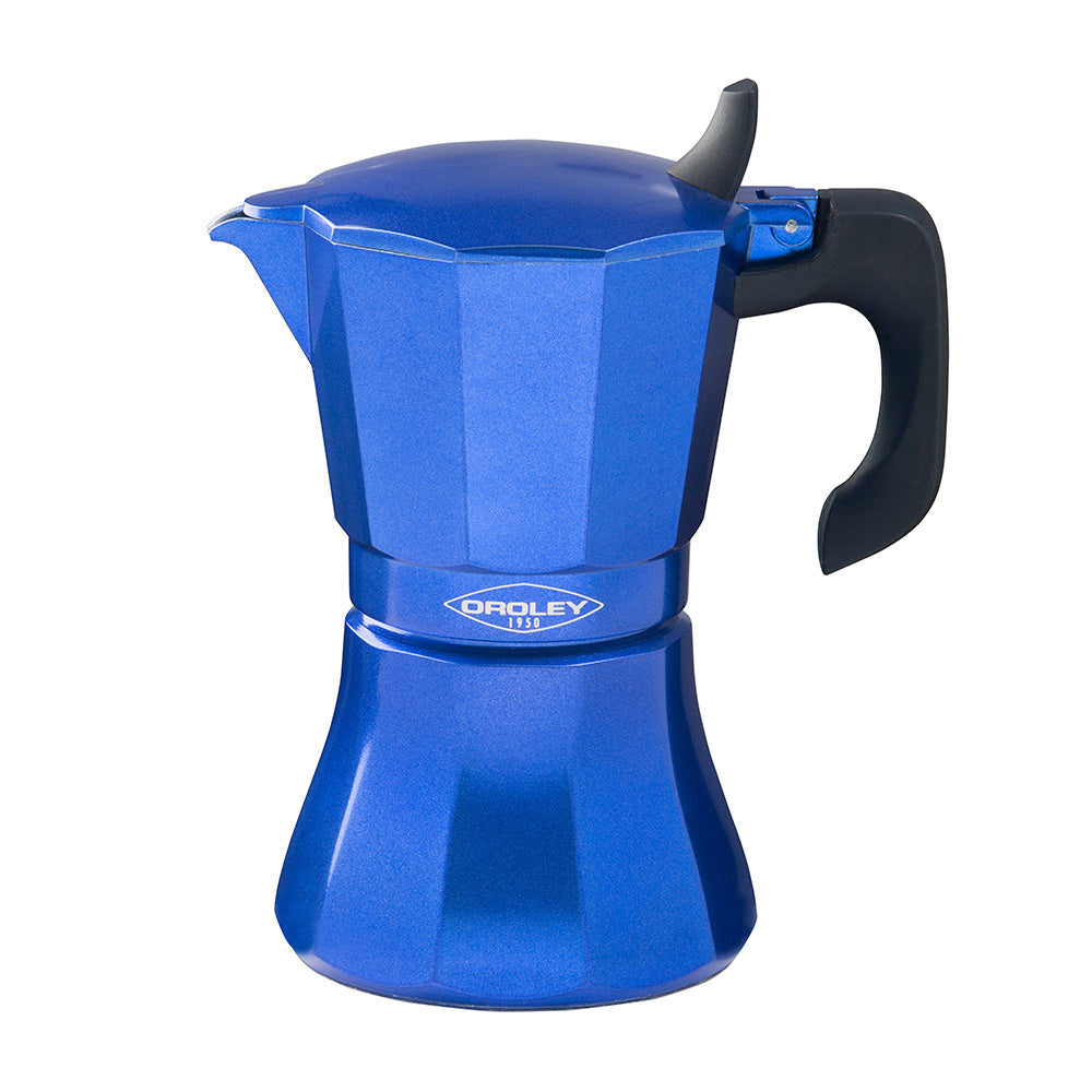 Cafeteira de alumÃ­nio de 9 chÃ¡venas modelo "petra" cor azul_0