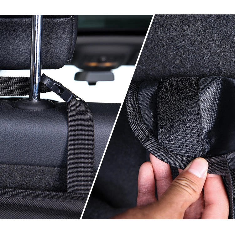 Car organizer for the rear seat backrest for the trunk black_5