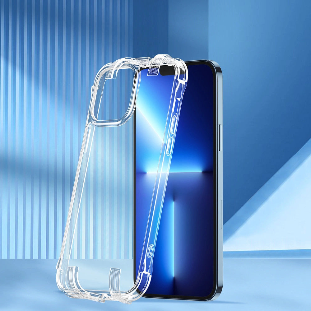 Joyroom Defender Series case for iPhone 13 Pro Max rugged housing with hooks kickstand transparent (JR-BP956)_1