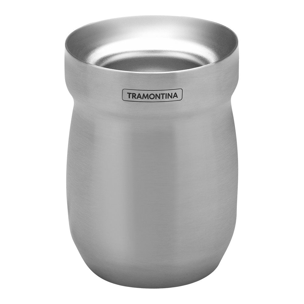 Recipiente para bebida "mate" em inox 240 ml_0