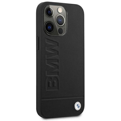 Etui BMW BMHCP13XSLLBK iPhone 13 Pro Max 6,7" czarny/black hardcase Signature Logo Imprint_3