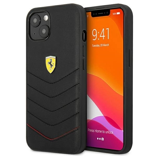 Ferrari FEHCP13SRQUK iPhone 13 mini 5.4" black/black hardcase Off Track Quilted_0