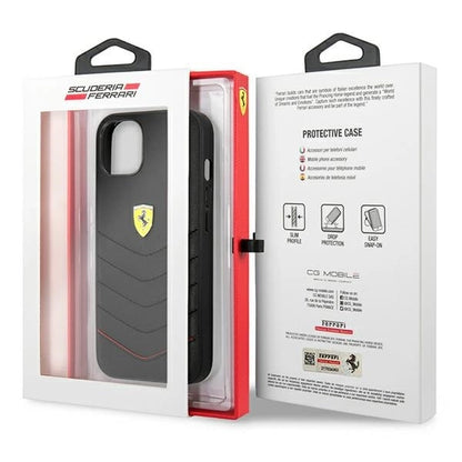 Ferrari FEHCP13SRQUK iPhone 13 mini 5.4" black/black hardcase Off Track Quilted_7