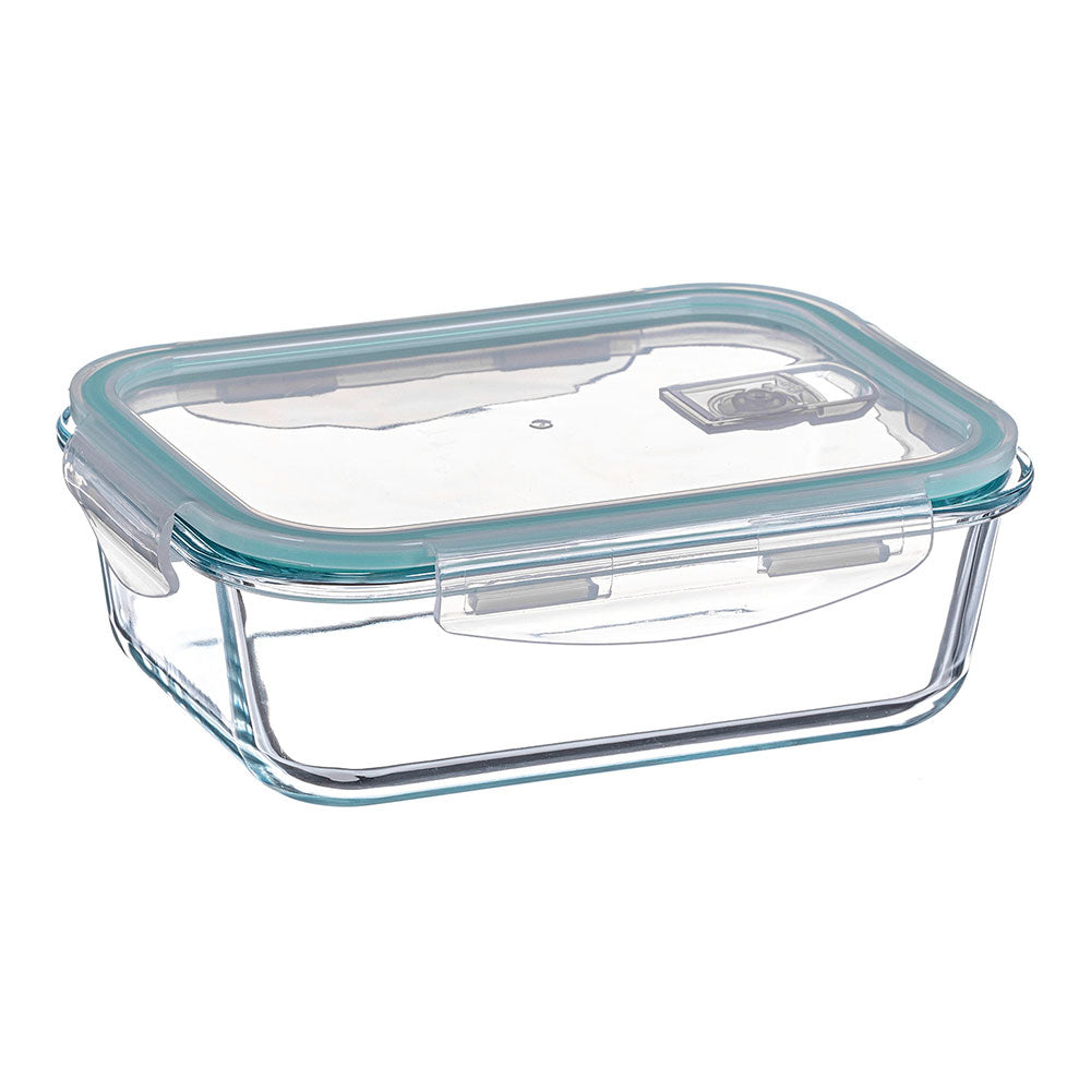 Recipiente de alimentos retangular hermÃ©tica de borosilicato de 370 ml_0