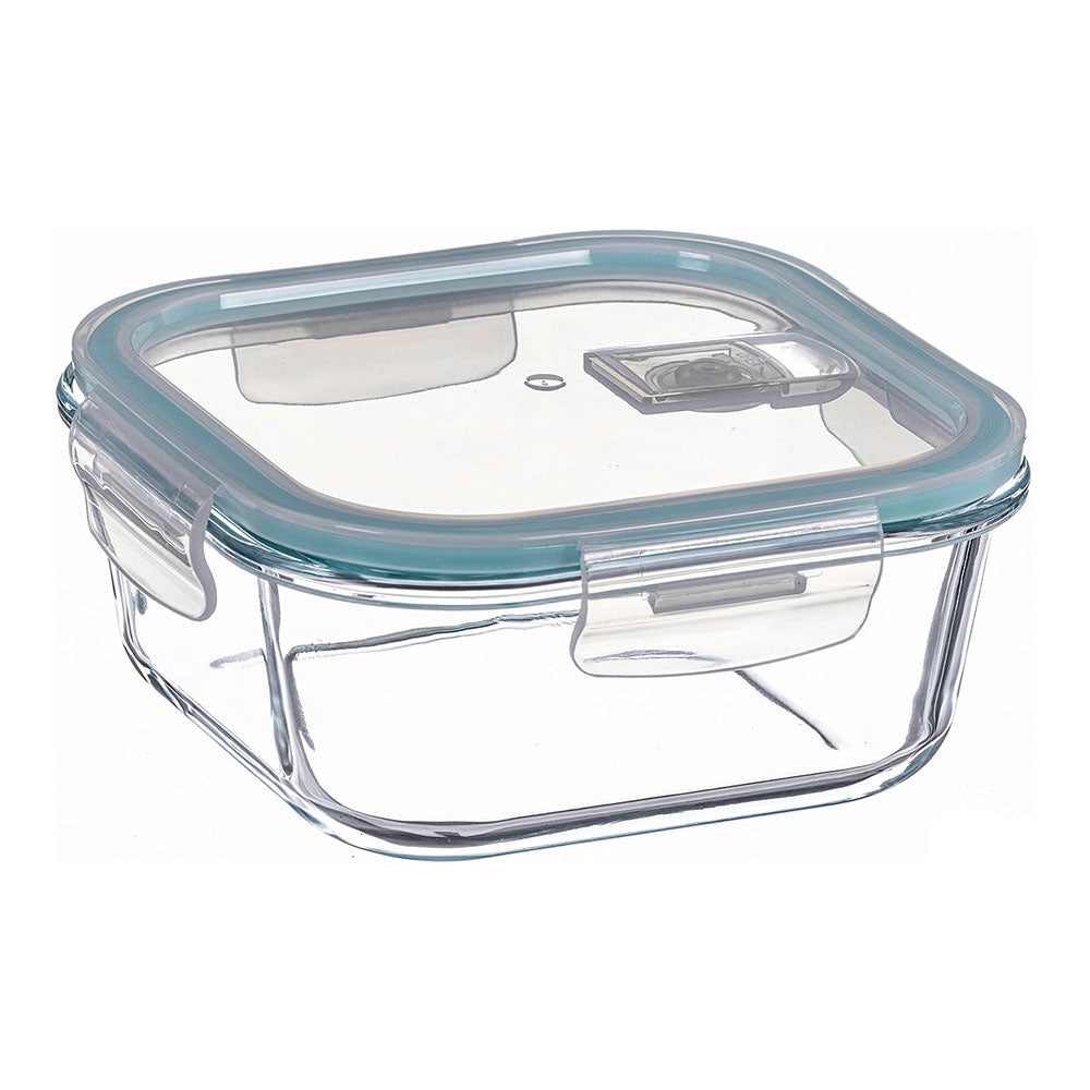 Recipiente de alimentos quadrada hermÃ©tica de borosilicato de 300 ml_0