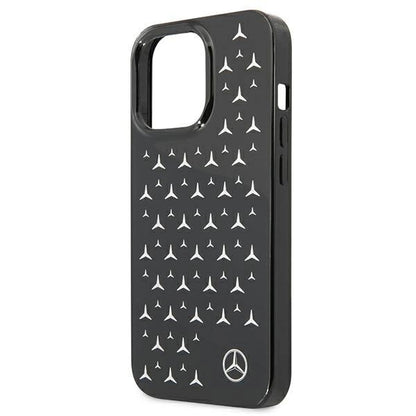 Mercedes MEHCP13LESPBK iPhone 13 Pro / 13 6,1" czarny/black hardcase Silver Stars Pattern_5