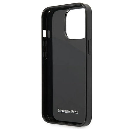 Mercedes MEHCP13LESPBK iPhone 13 Pro / 13 6,1" czarny/black hardcase Silver Stars Pattern_6
