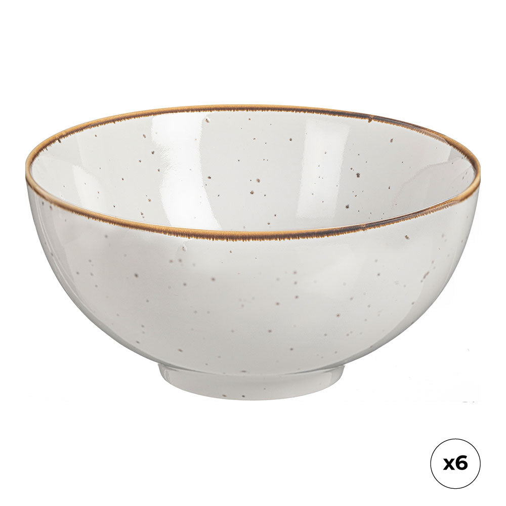 Tigela de porcelana akiko Ã¸15 cm, 6 unidades_0
