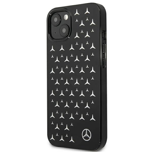 Mercedes MEHCP13SESPBK iPhone 13 mini 5,4" czarny/black hardcase Silver Stars Pattern_1