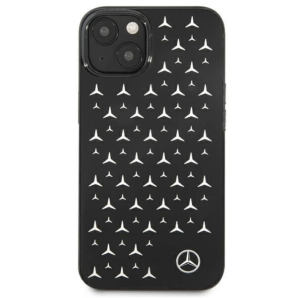Mercedes MEHCP13SESPBK iPhone 13 mini 5,4" czarny/black hardcase Silver Stars Pattern_2