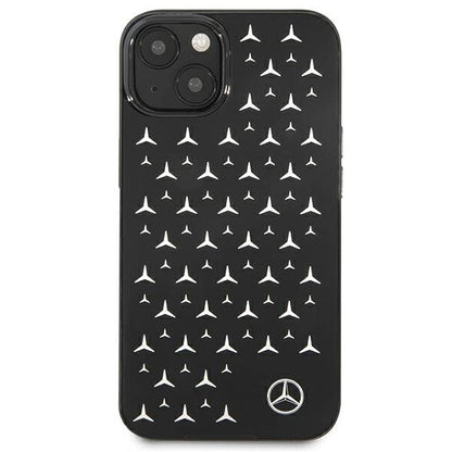 Mercedes MEHCP13SESPBK iPhone 13 mini 5,4" czarny/black hardcase Silver Stars Pattern_2