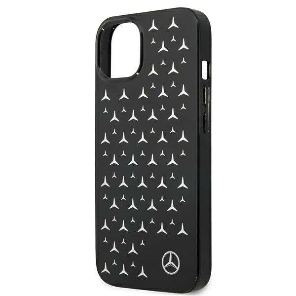 Mercedes MEHCP13SESPBK iPhone 13 mini 5,4" czarny/black hardcase Silver Stars Pattern_5