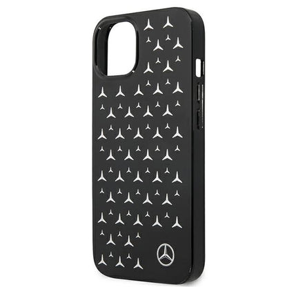 Mercedes MEHCP13SESPBK iPhone 13 mini 5,4" czarny/black hardcase Silver Stars Pattern_5