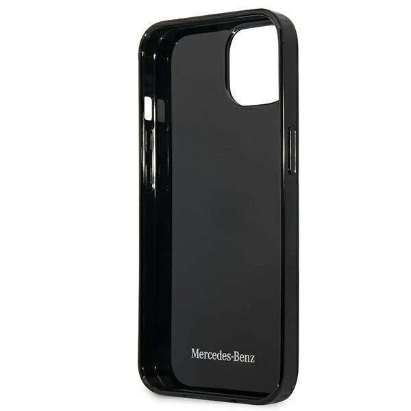 Mercedes MEHCP13SESPBK iPhone 13 mini 5,4" czarny/black hardcase Silver Stars Pattern_6