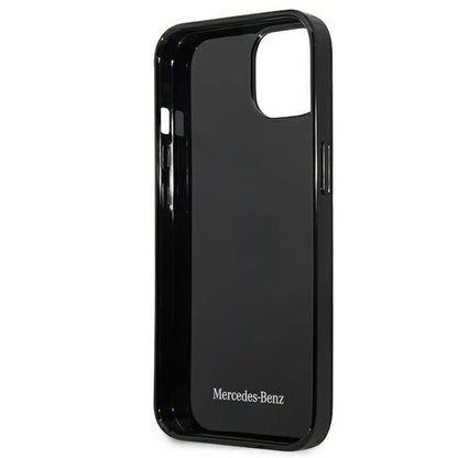 Mercedes MEHCP13SESPBK iPhone 13 mini 5,4" czarny/black hardcase Silver Stars Pattern_6