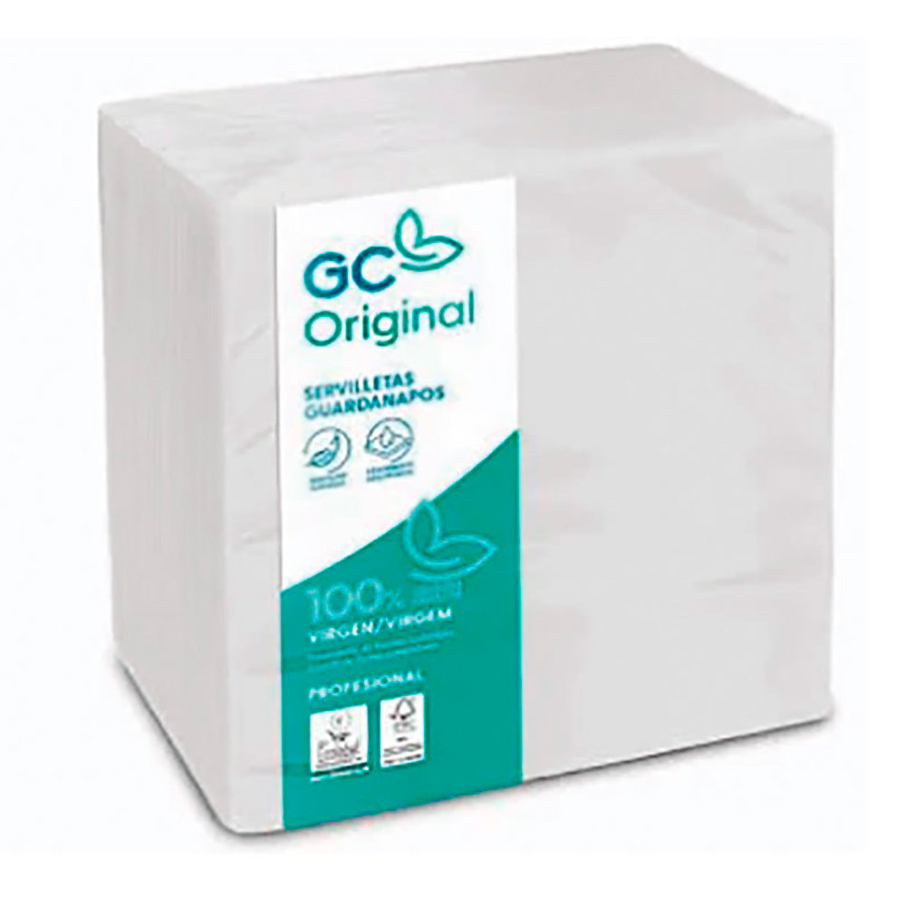 Guardanapos de papel branco 30 x 30 cm 100 unid_0