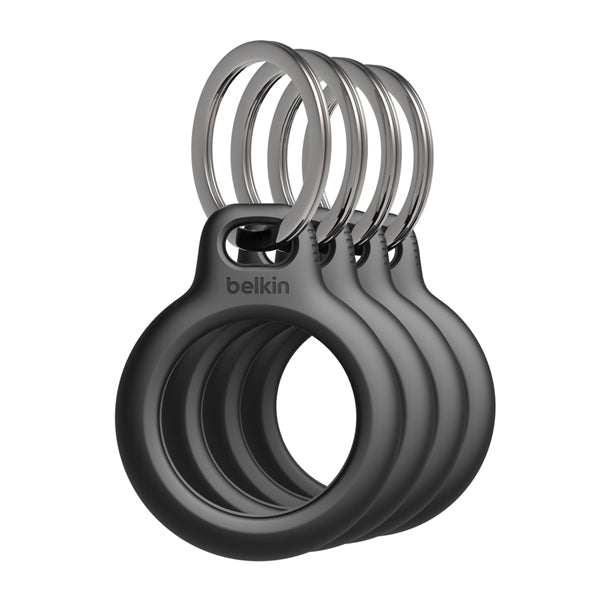 SECURE HOLDER AIRTAG CON PORTACHIAVI 4 PACK - NERO_0