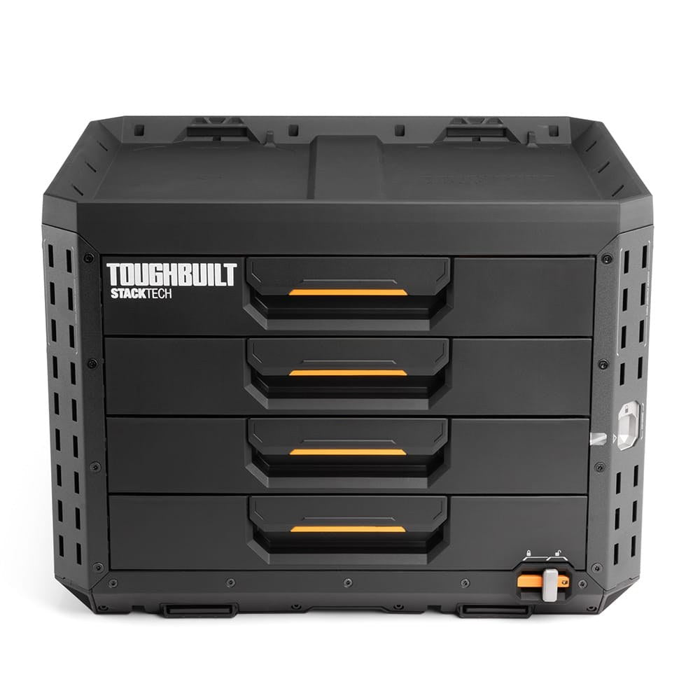 Caixa de ferramentas com 4 gavetas com fecho, stacktech, 53 x 40,5 x 39,5 cm_0