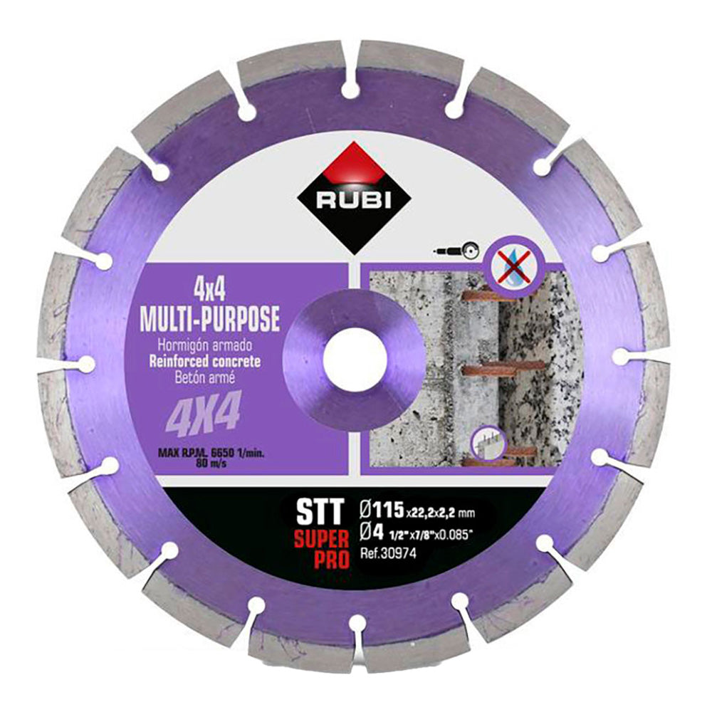 Disco diamante stt Ã¸115mm superpro 30974 rubi_0