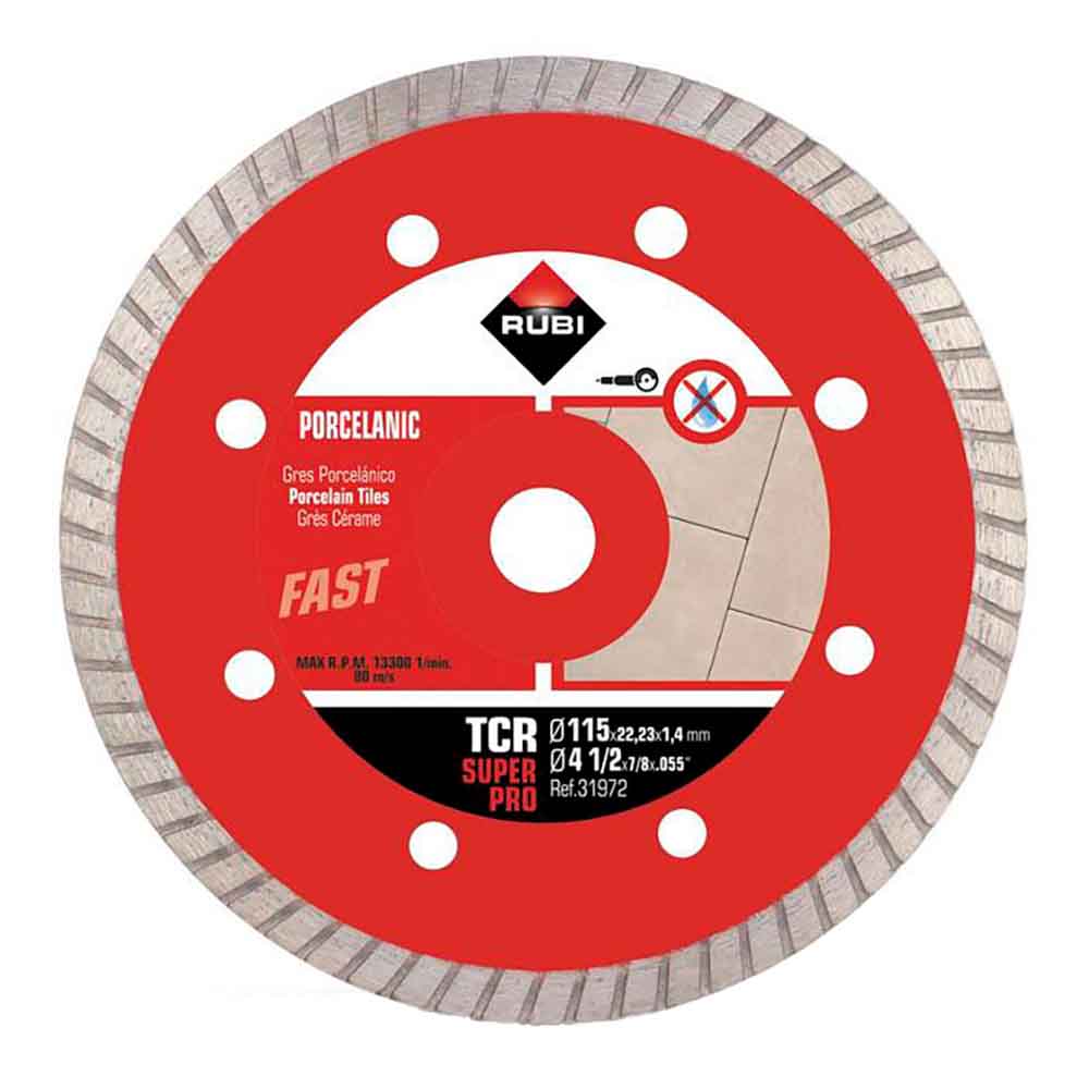 Disco diamante tcr Ã¸115mm superpro 31972 rubi_0